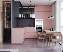 Cách chọn màu sắc mới trong thiết kế tủ bếp đẹp năm 2020